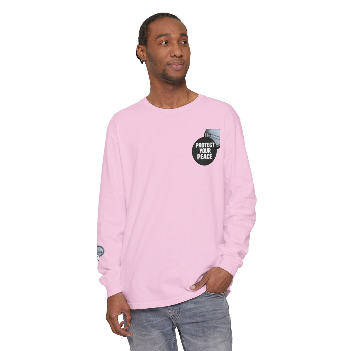 Protect Your Peace Graphic Long Sleeve T-Shirt