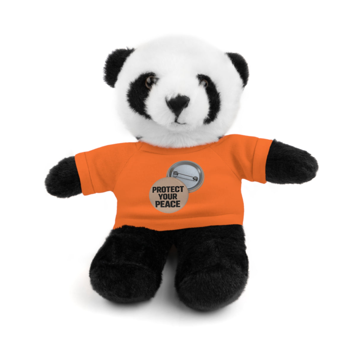 Protect Your Peace Teddy Bear — Plush Stuffed Animal with Tee