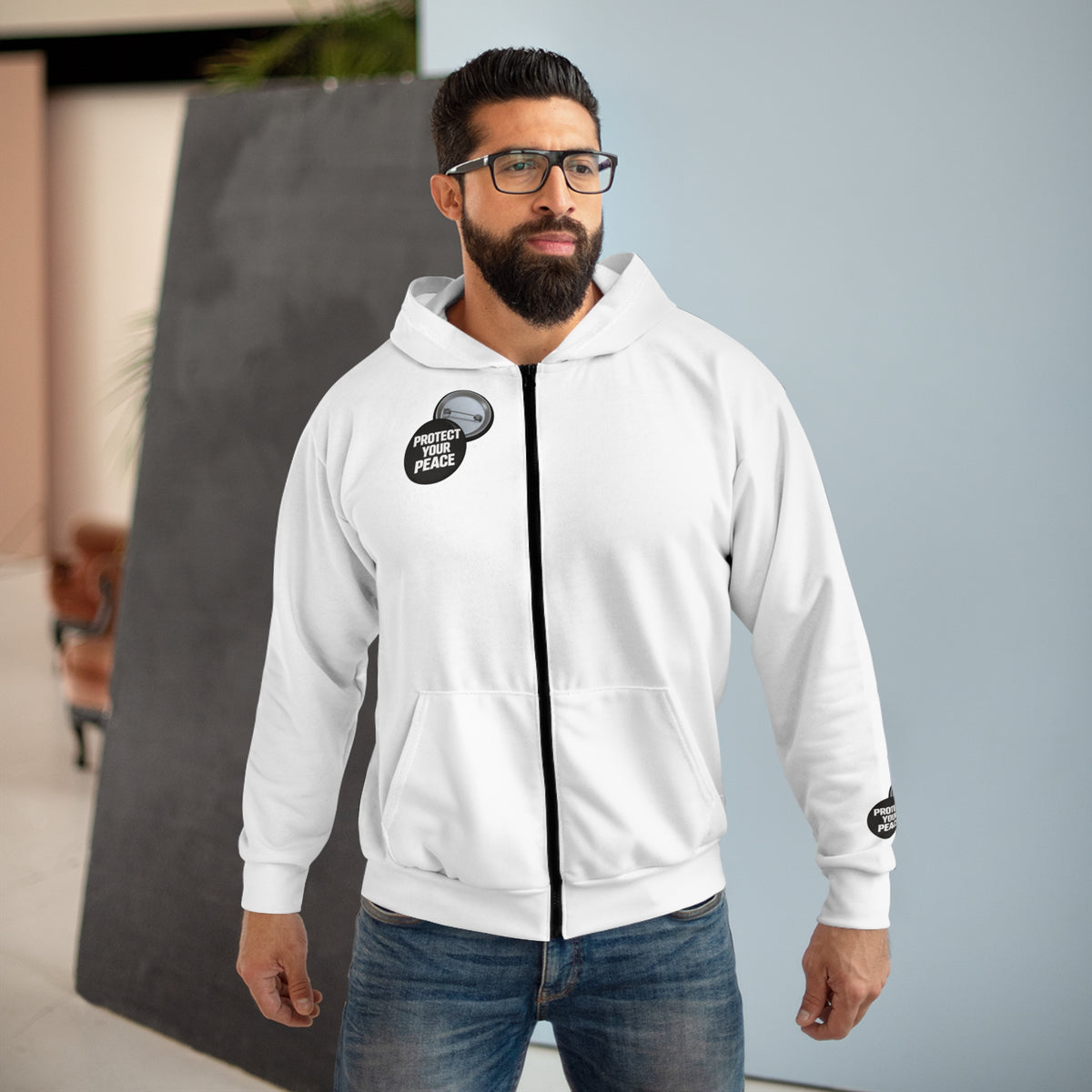 Protect your Peace Zip Hoodie
