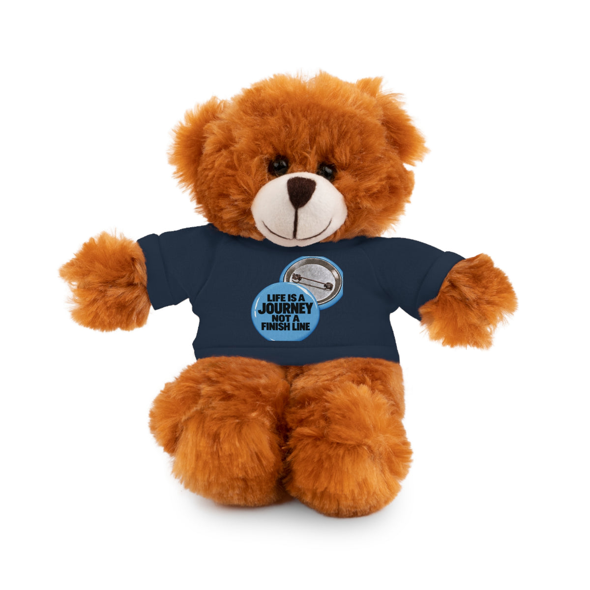 Plush Teddy Bear with Custom Tee — Cute Gift for Kids & Romantic Occasions
