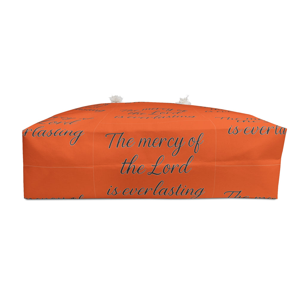 Weekender Bag – "The mercy of the Lord is everlasting" Religious Travel Tote