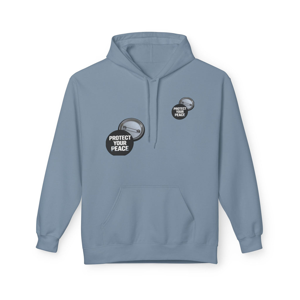 Protect Your Peace Hoodie — Minimal Badge Graphic Pullover