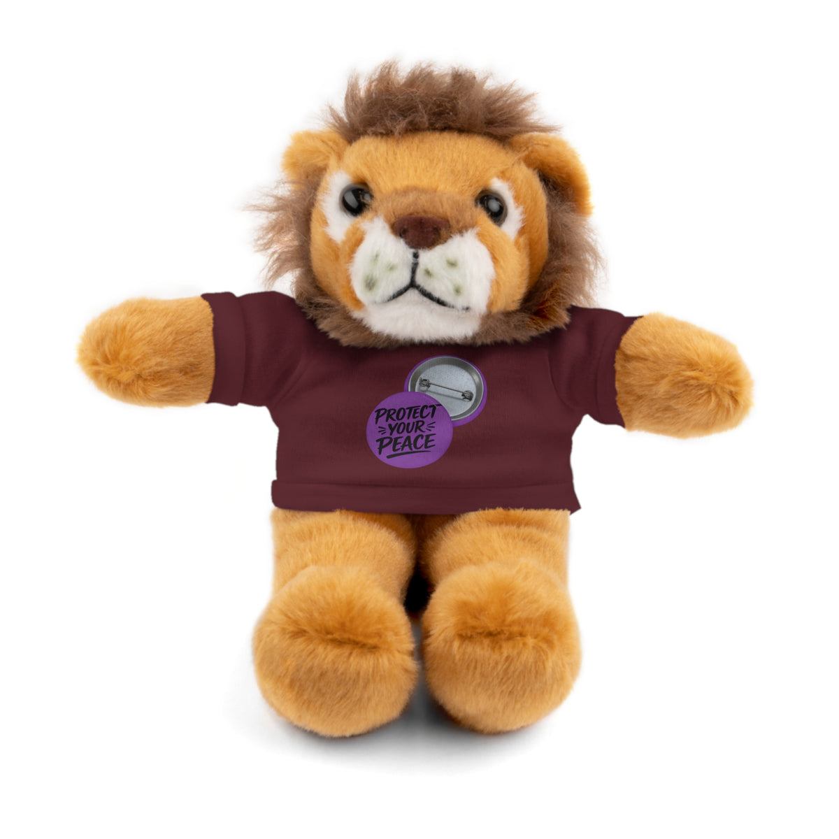 Plush Bear with 'Protect Peace' Tee