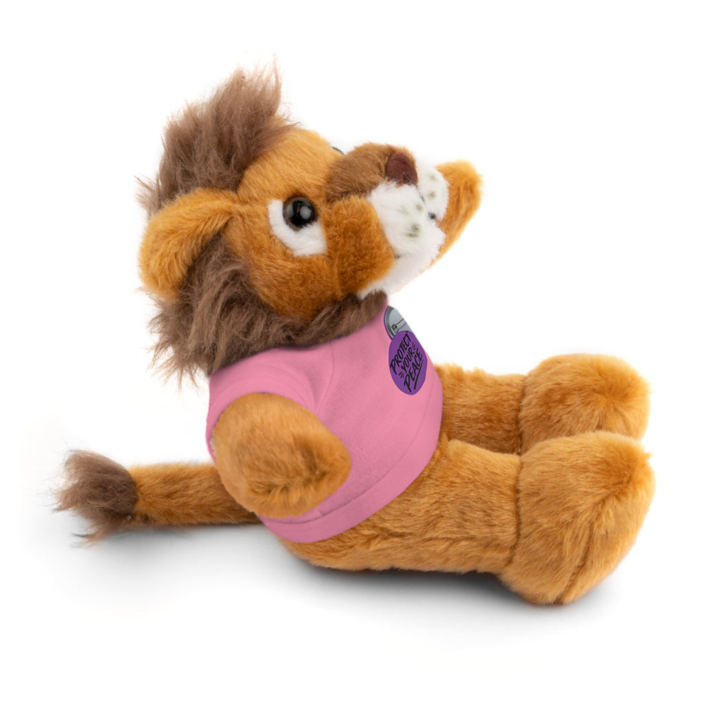 Plush Bear with 'Protect Peace' Tee