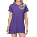 Protect Your Peace T-Shirt Dress — Statement Graphic Tee Dress