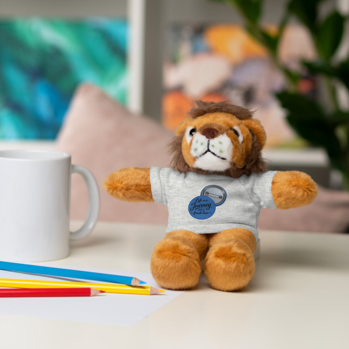 Personalized Teddy Bear with Custom Tee — Cute Plush Gift for Kids & Occasions