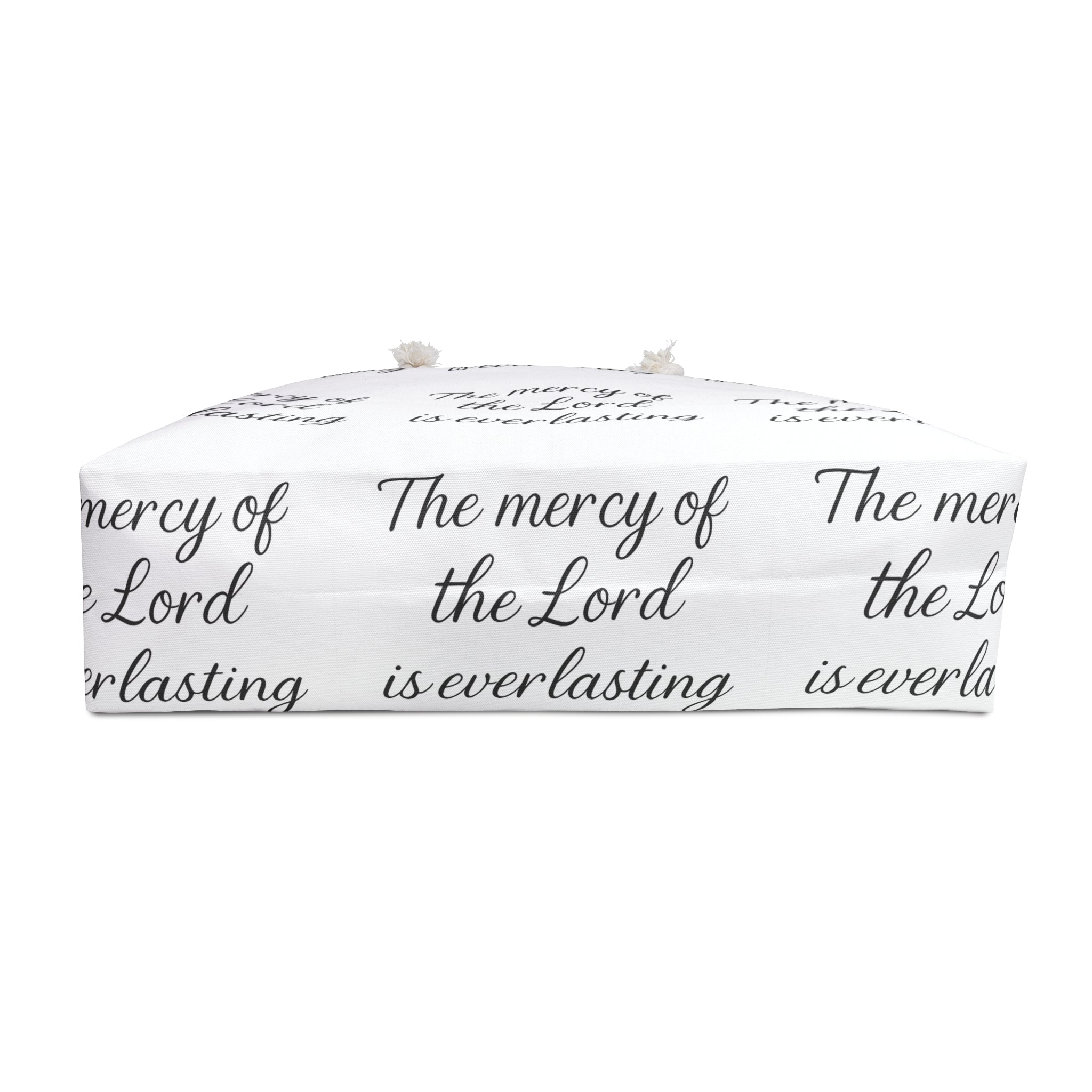 Faithful Weekender Bag — "The mercy of the Lord is everlasting" Travel Tote