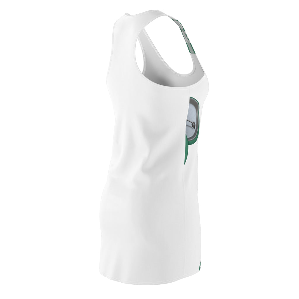 Racerback Dress — “Protect Your Peace” Graphic All-Over Print