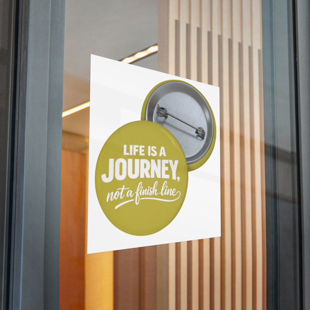 Inspirational 'Life Is A Journey, Not A Finish Line' Sticker