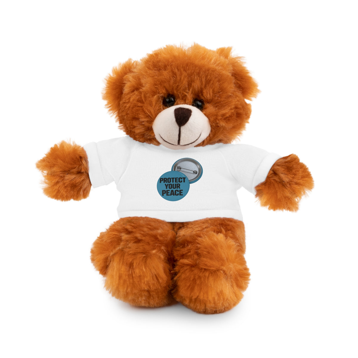 Teddy Bear — 'Protect Your Peace' Tee Plush Gift