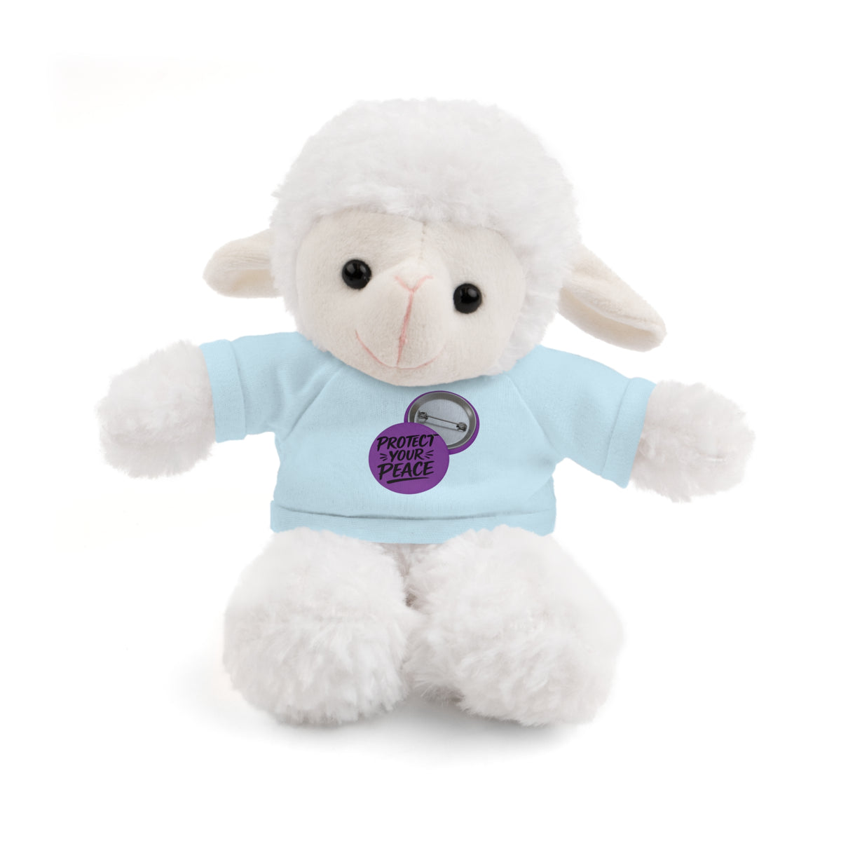Plush Bear with 'Protect Peace' Tee