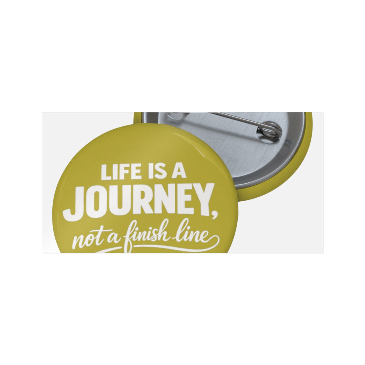 Inspirational 'Life Is A Journey, Not A Finish Line' Sticker