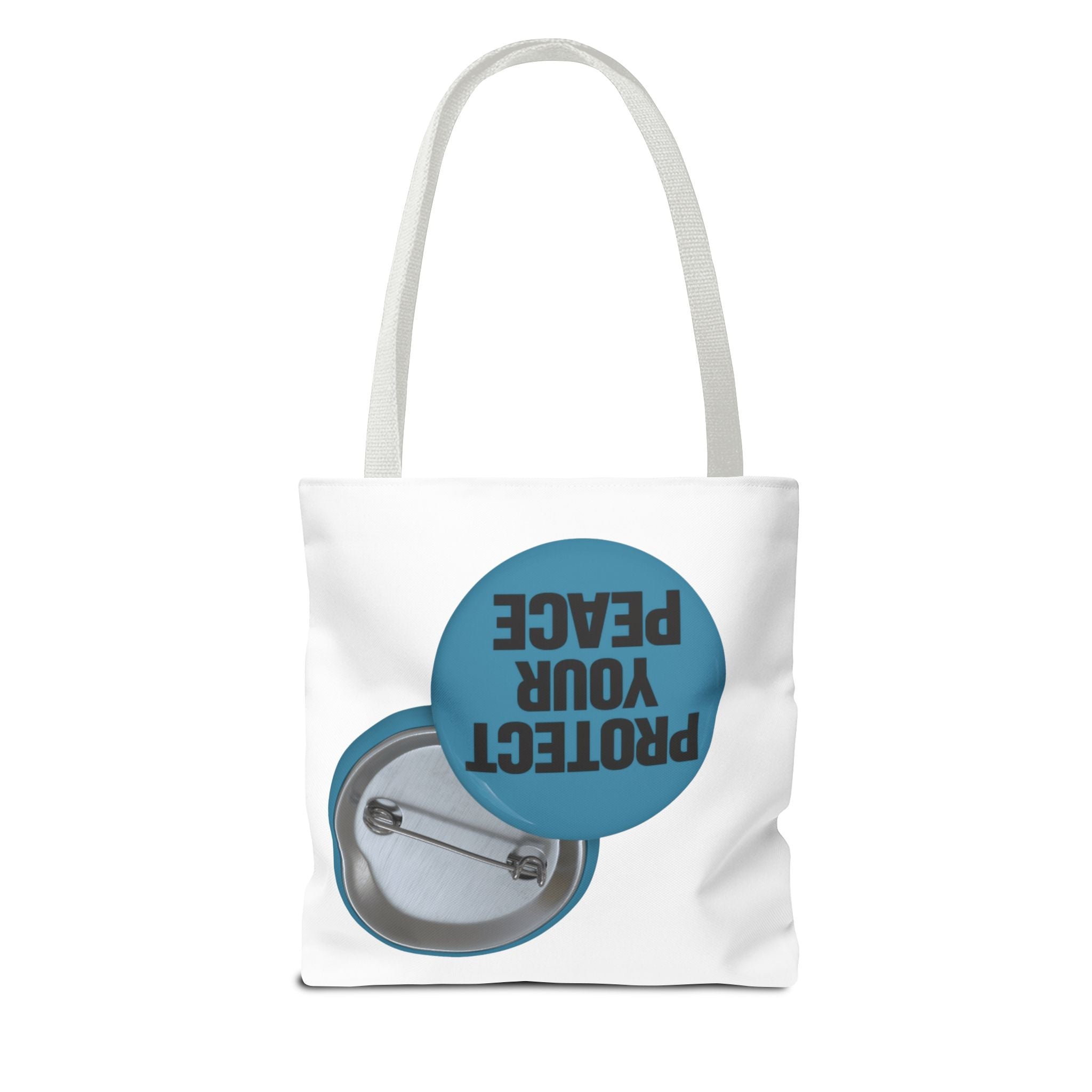 Protect Your Peace Tote Bag - Inspirational Everyday Canvas Shopper
