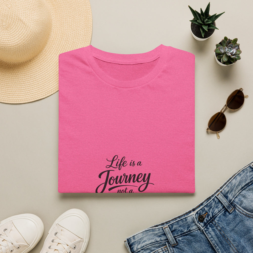 Life Is a Journey T-Shirt2 – Minimal Inspirational Quote Tee
