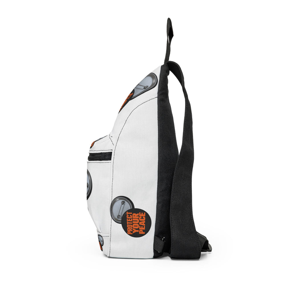 Sling Bag — "Protect Your Peace" Graphic Crossbody Sling