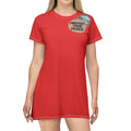 Protect Your Peace T-Shirt Dress — Empowerment Badge Graphic