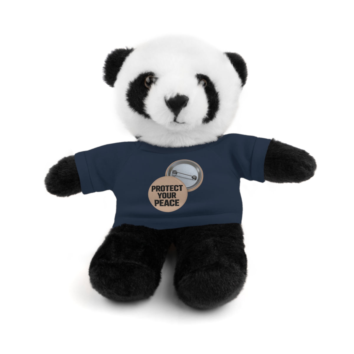 Protect Your Peace Teddy Bear — Plush Stuffed Animal with Tee