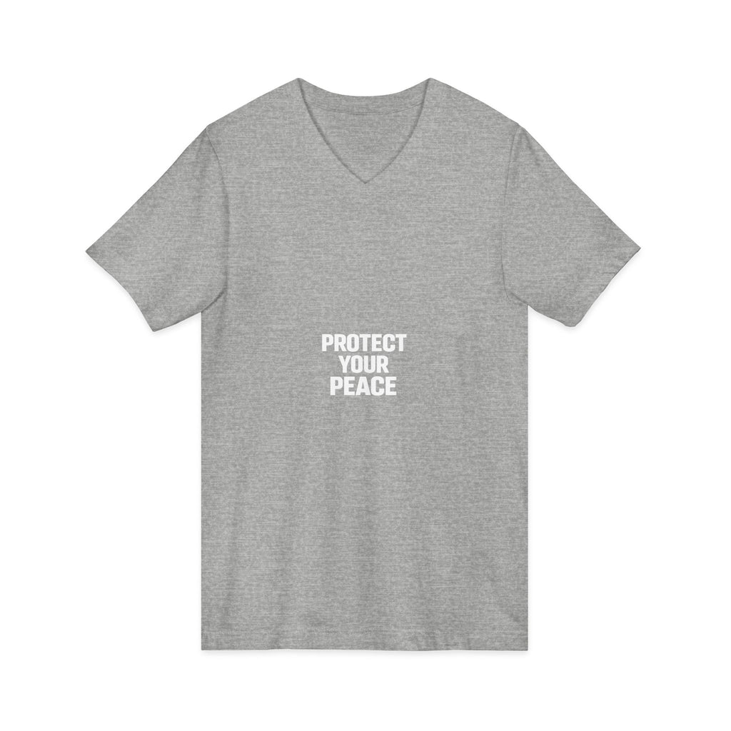 Unisex Jersey Short Sleeve V-Neck Tee