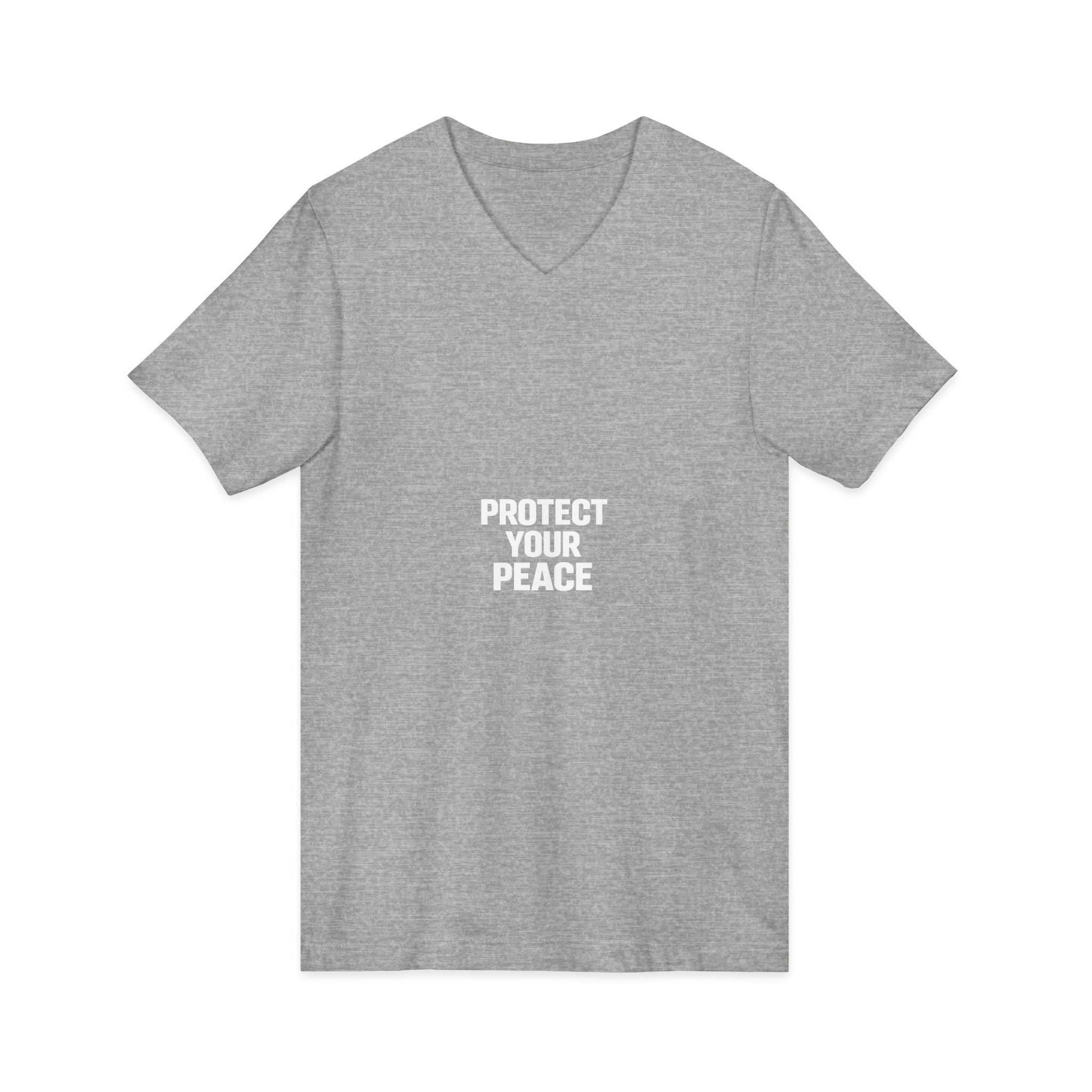 Unisex Jersey Short Sleeve V-Neck Tee