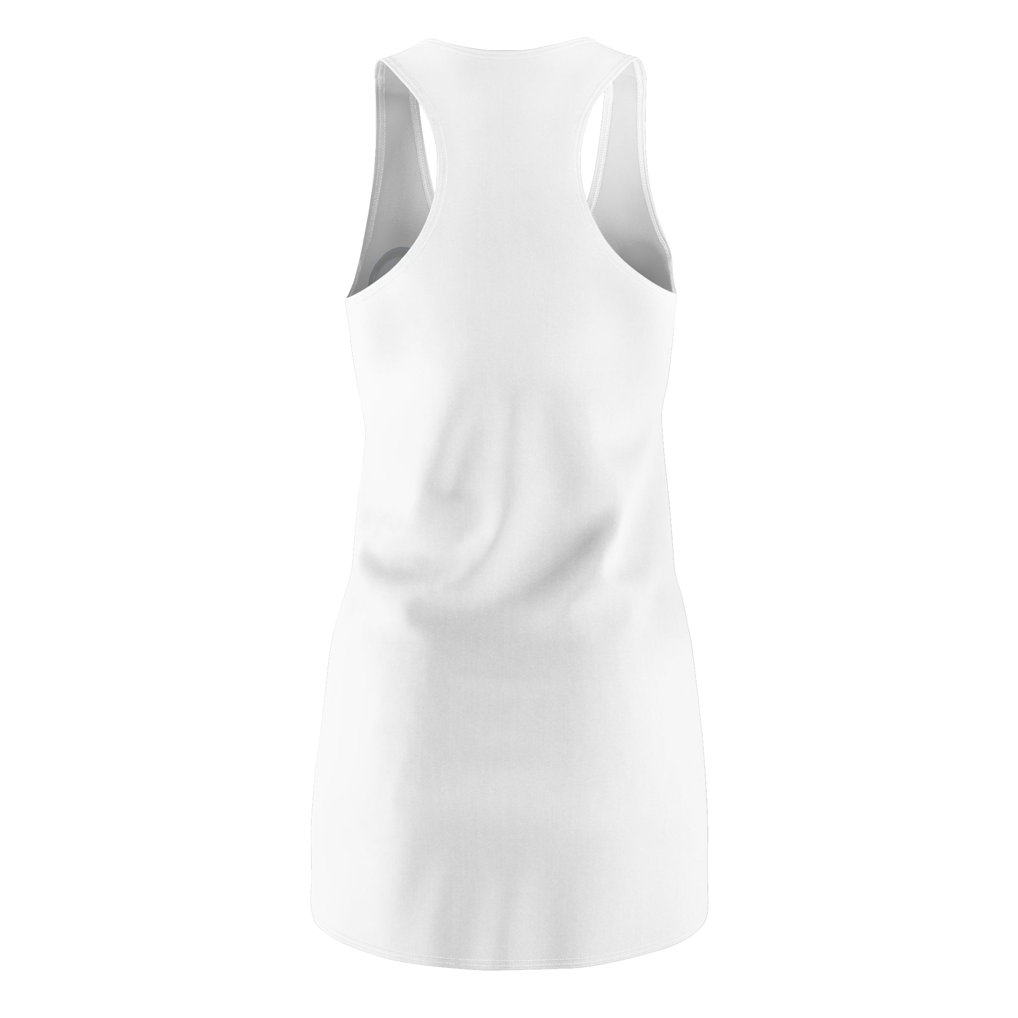 Racerback Dress — 'Protect Your Peace' Pocket Badge Tank Dress for Women