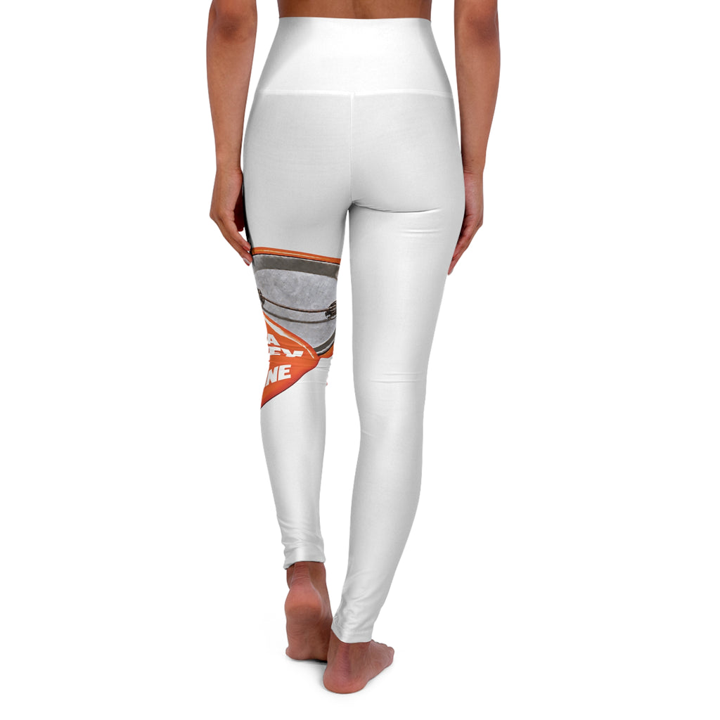 Life’s a Journey High-Waisted Yoga Leggings — Motivational  graphic AOP Fitness Tights