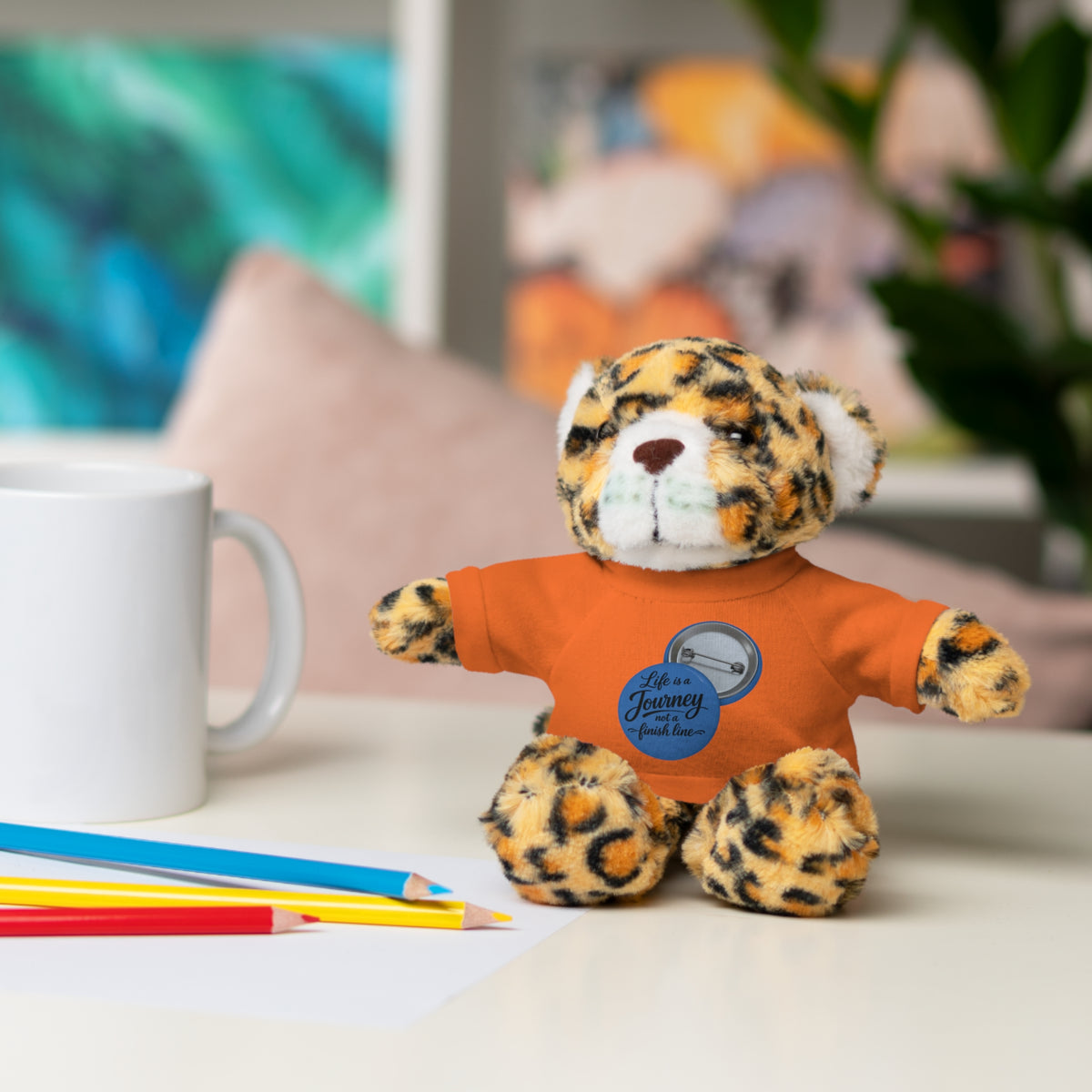 Personalized Teddy Bear with Custom Tee — Cute Plush Gift for Kids & Occasions
