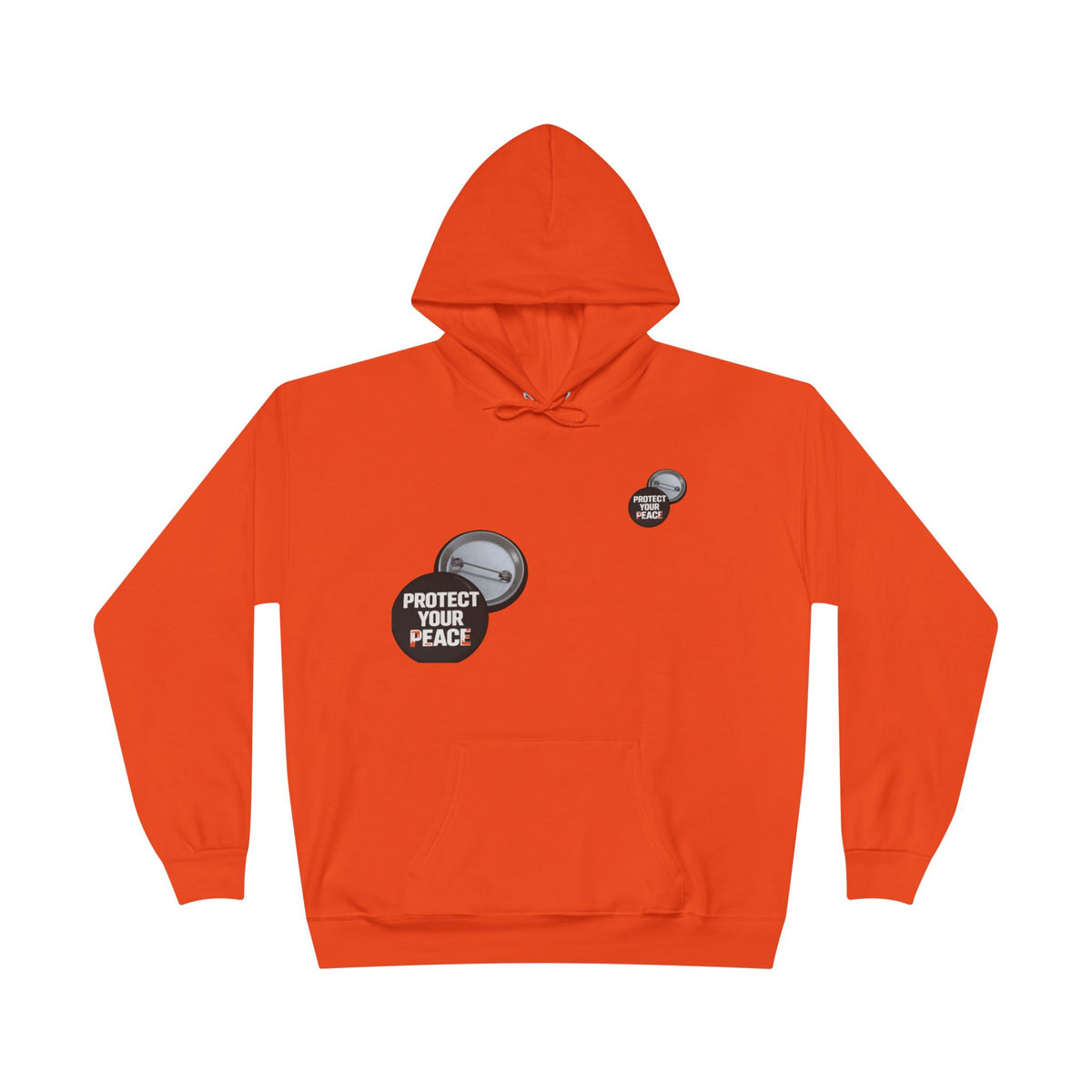 Protect Your Peace Hoodie — Minimal Badge Graphic Pullover