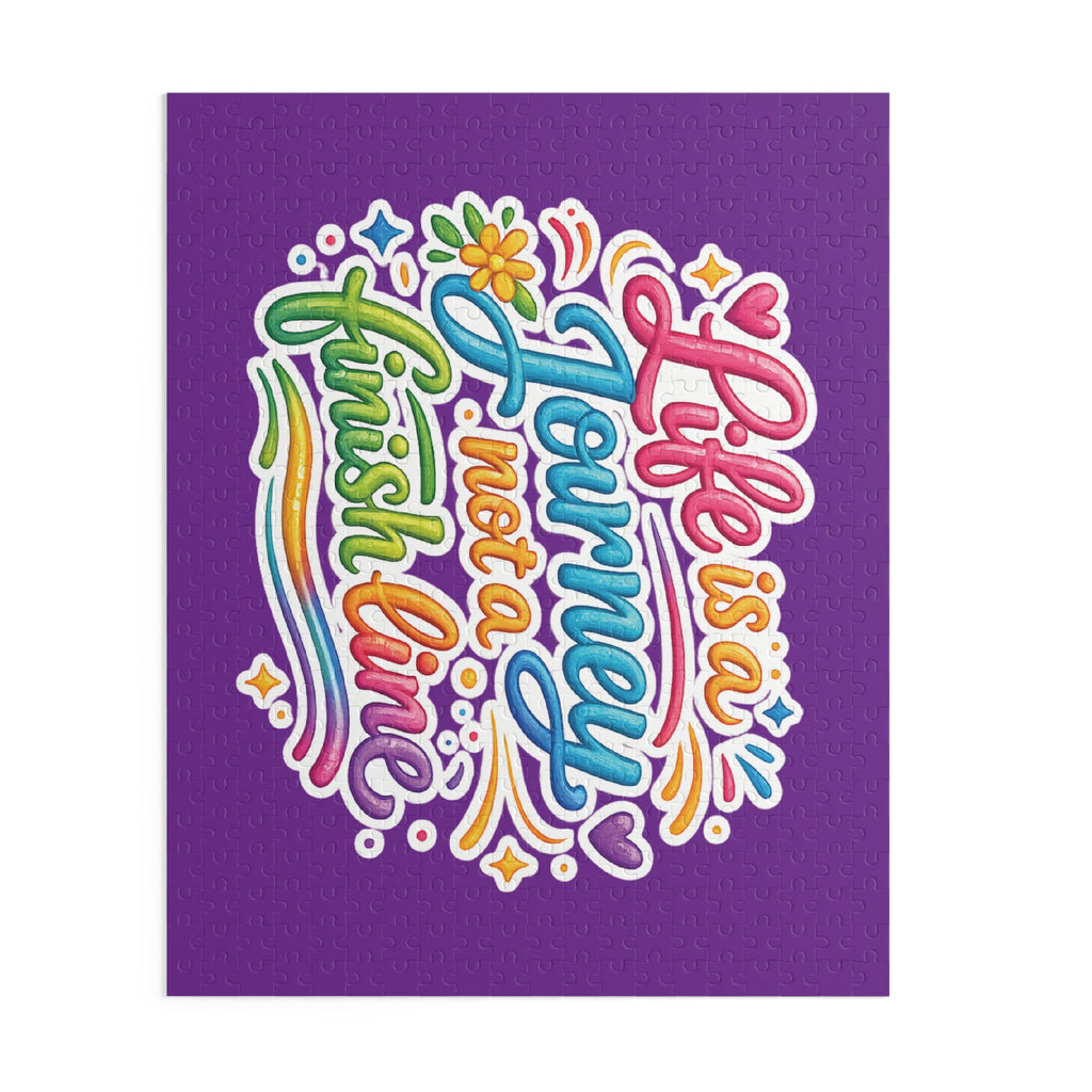 Inspirational 'Life Is a Journey, Not a Finish Line' Puzzle