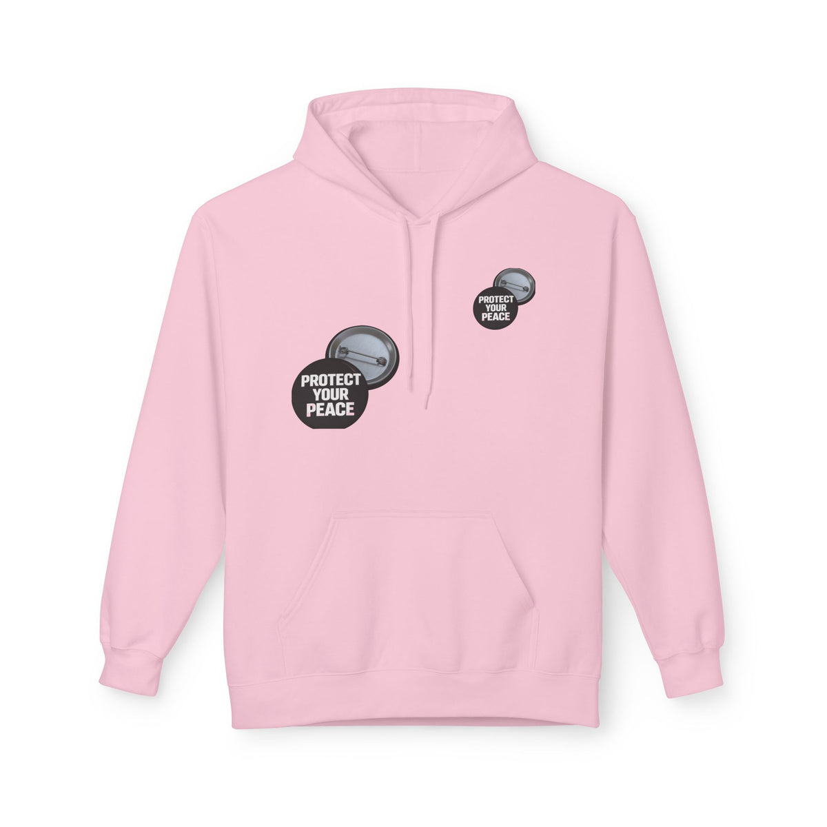Protect Your Peace Hoodie — Minimal Badge Graphic Pullover