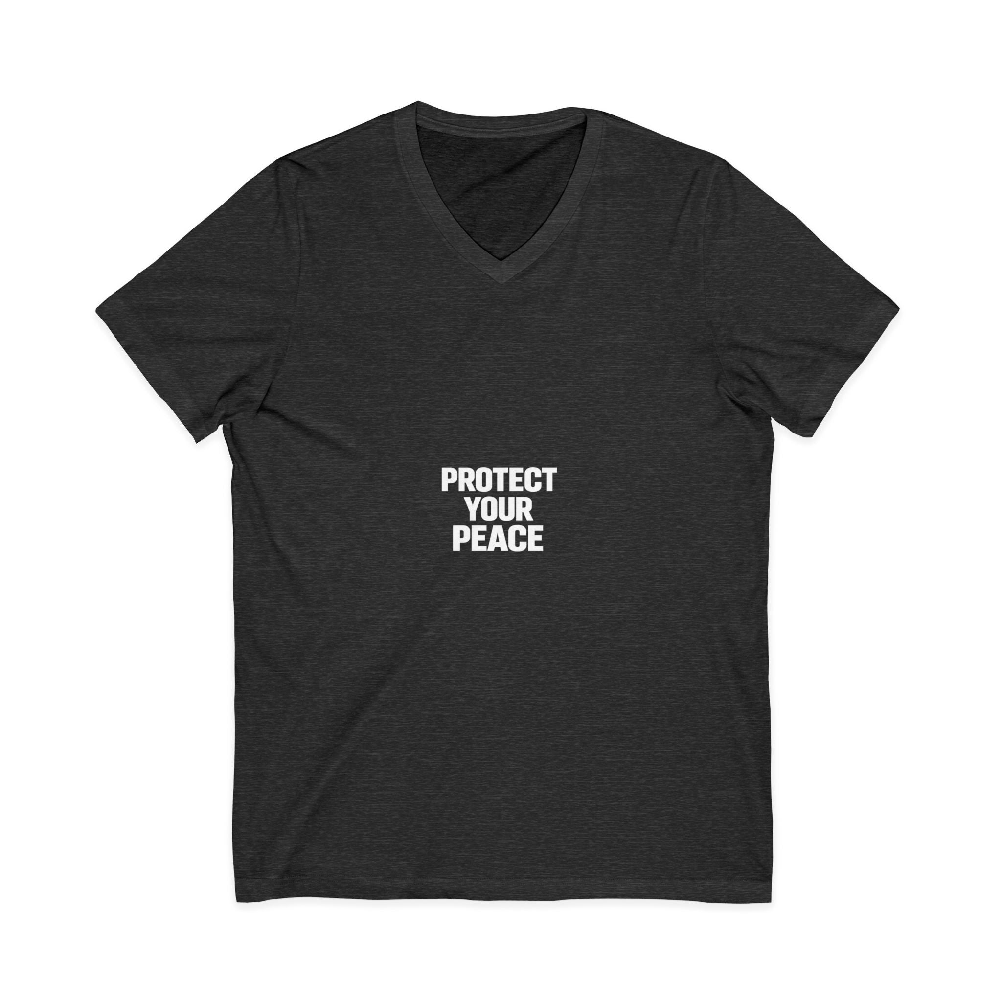 Unisex Jersey Short Sleeve V-Neck Tee