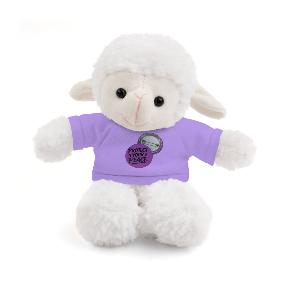 Plush Bear with 'Protect Peace' Tee