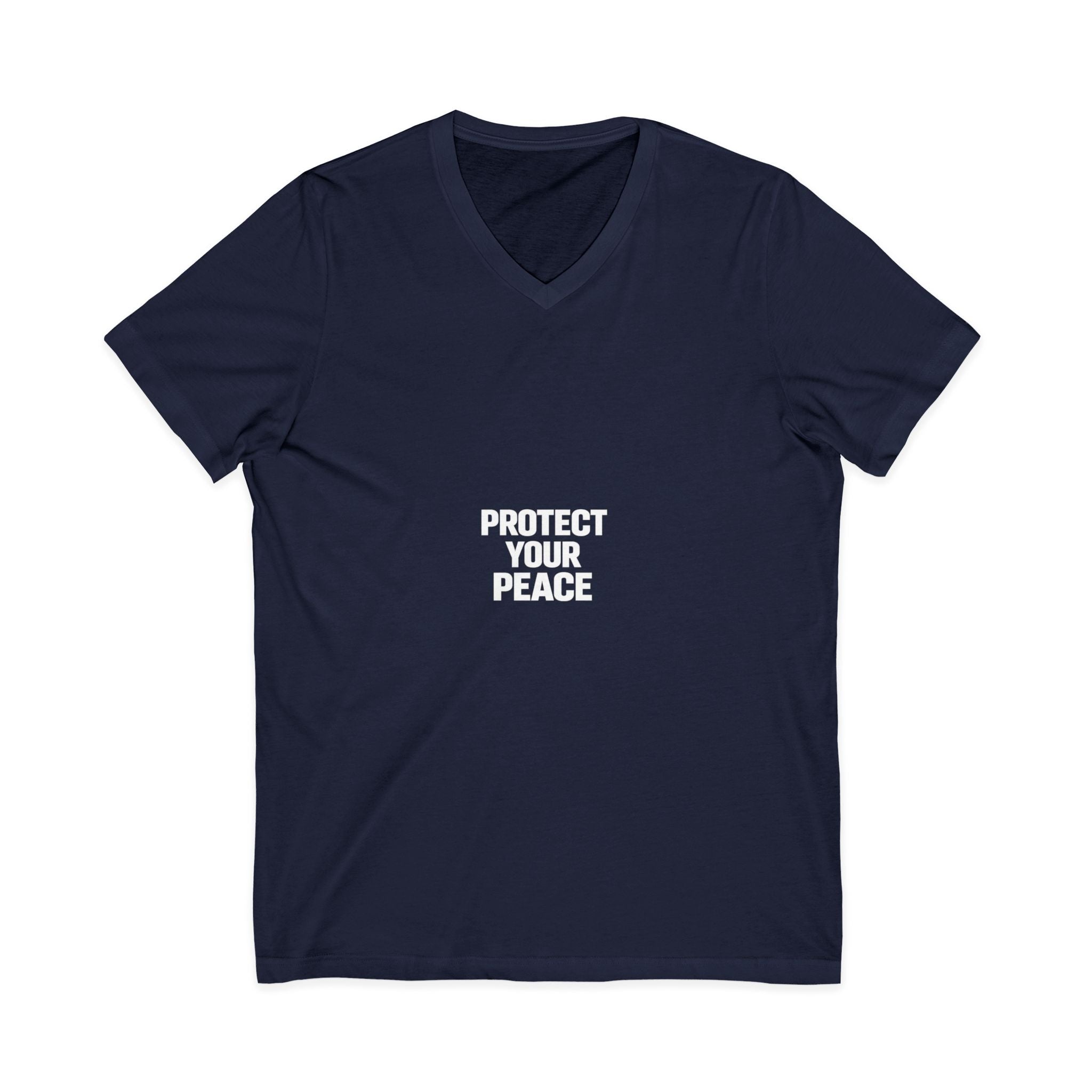 Unisex Jersey Short Sleeve V-Neck Tee