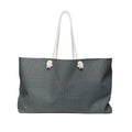 Weekender Bag — Olive Script "The mercy of the Lord is everlasting" Travel Tote
