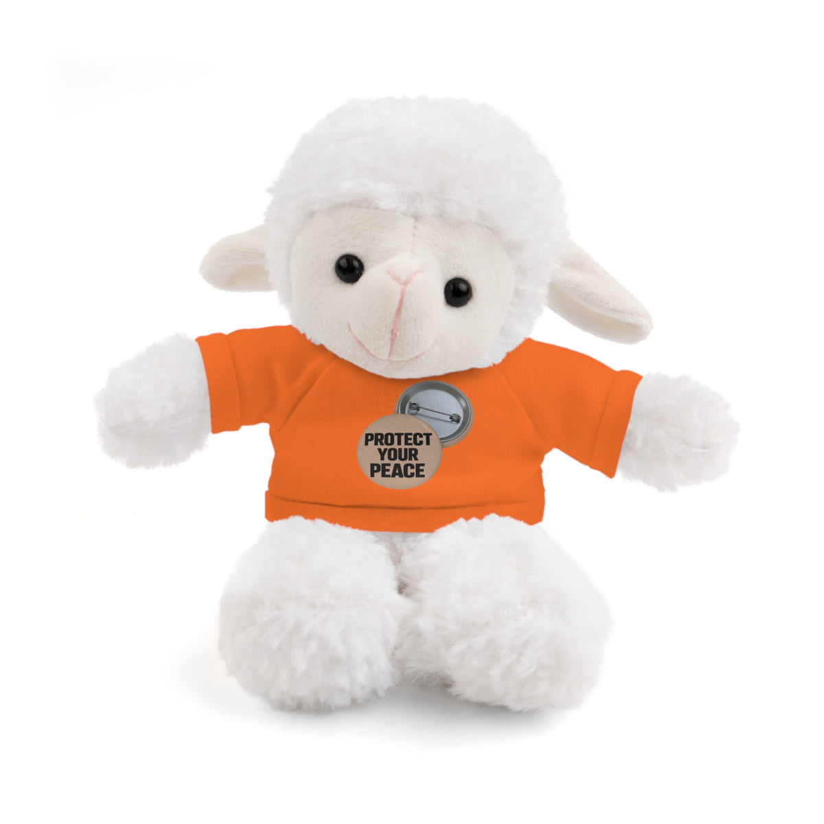 Protect Your Peace Teddy Bear — Plush Stuffed Animal with Tee