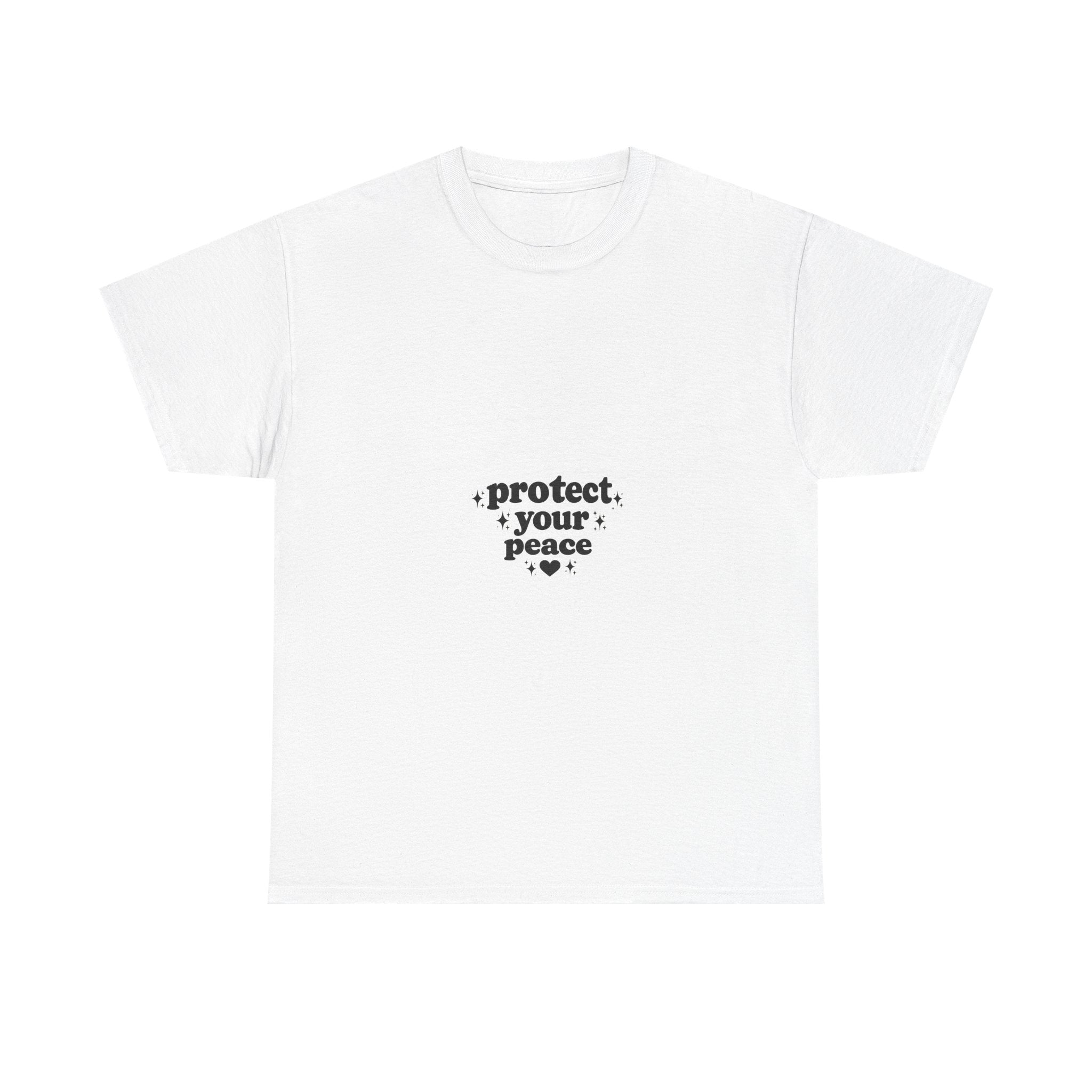 Protect Your Peace T‑Shirt — Minimalist Self‑Care Tee