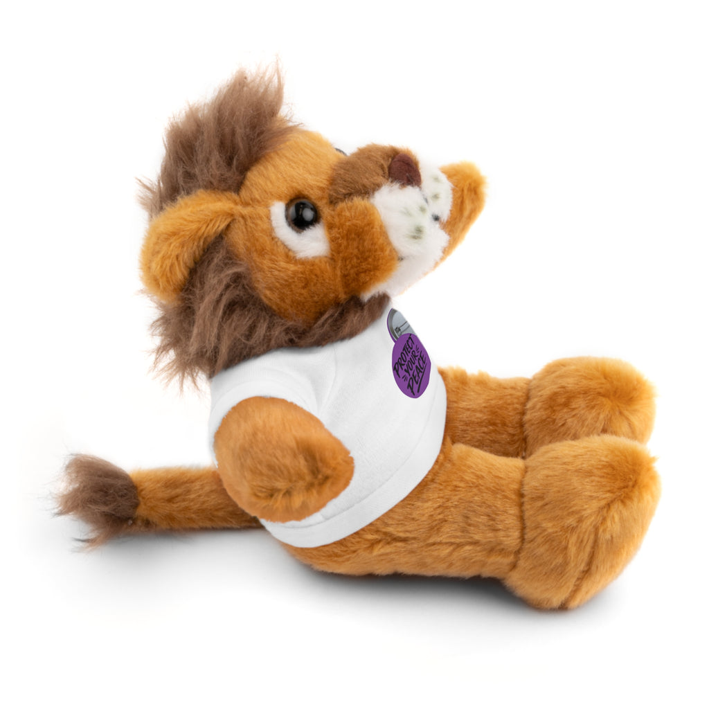 Plush Bear with 'Protect Peace' Tee