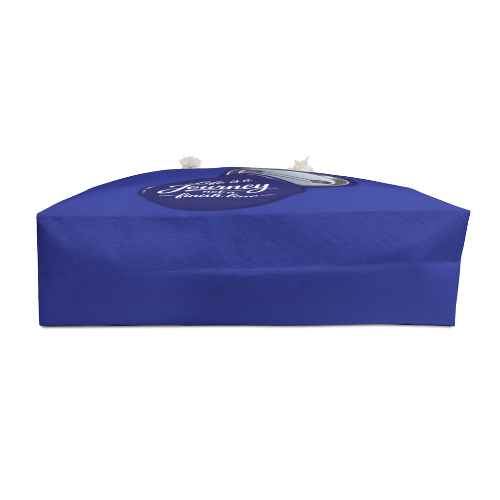 Weekender Bag — 'Life Is a Journey, Not a Finish Line' Travel Tote