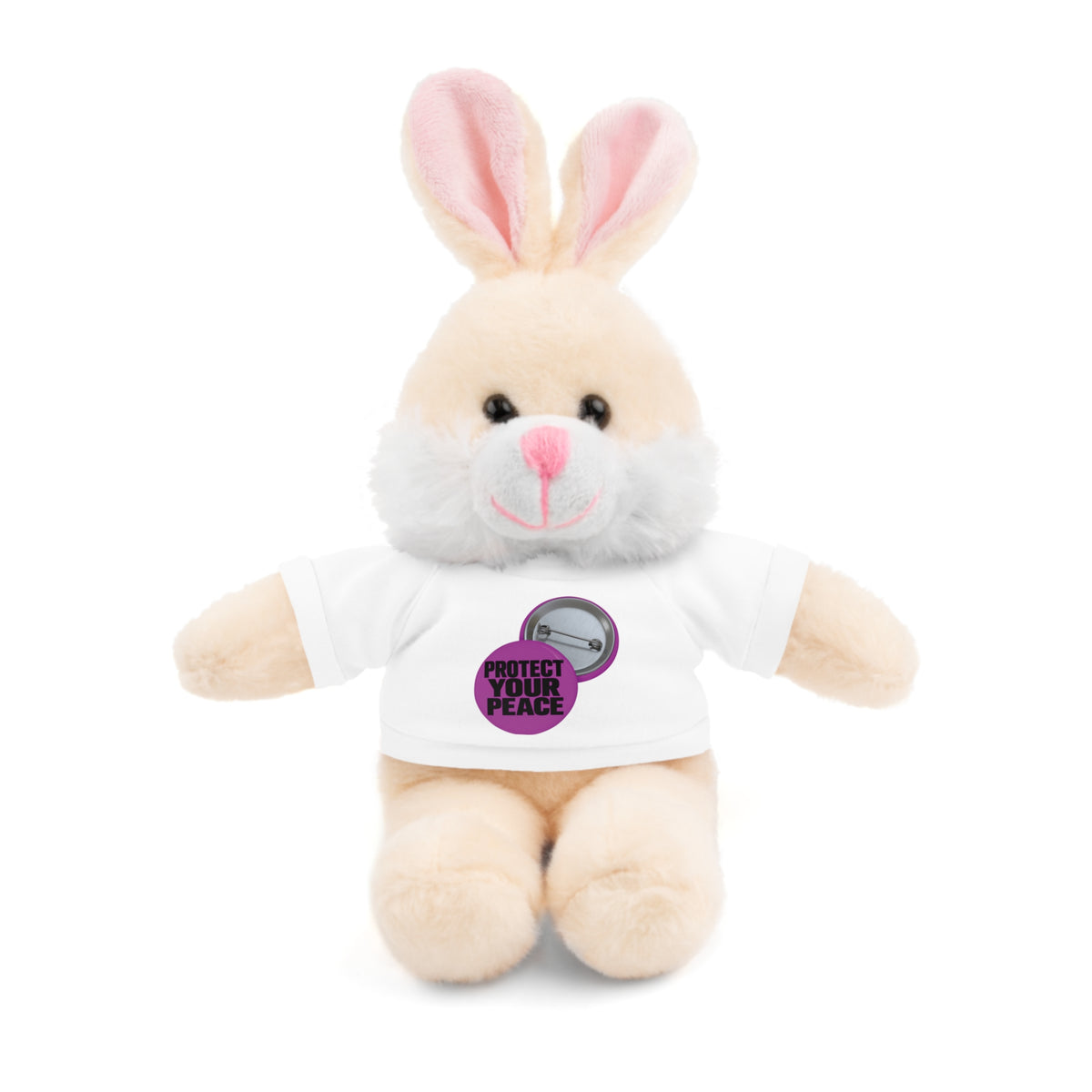 Protect Your Peace Teddy Bear with 'Protect Your Peace' Tee