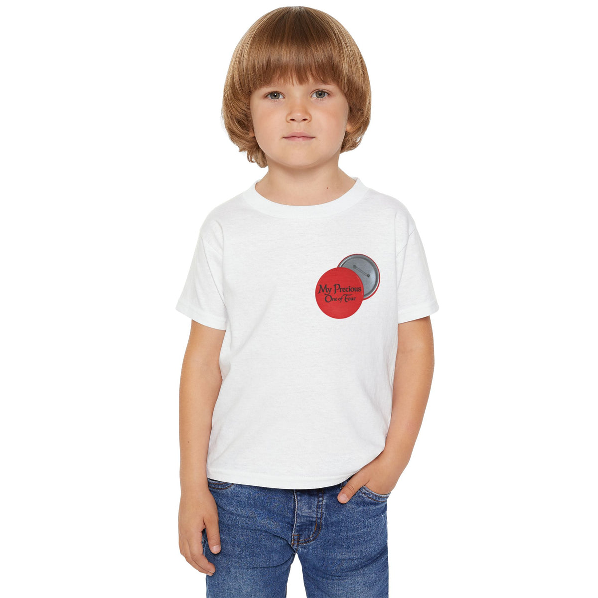Toddler T‑Shirt — 'My Precious One of Four' Cute graphic design'