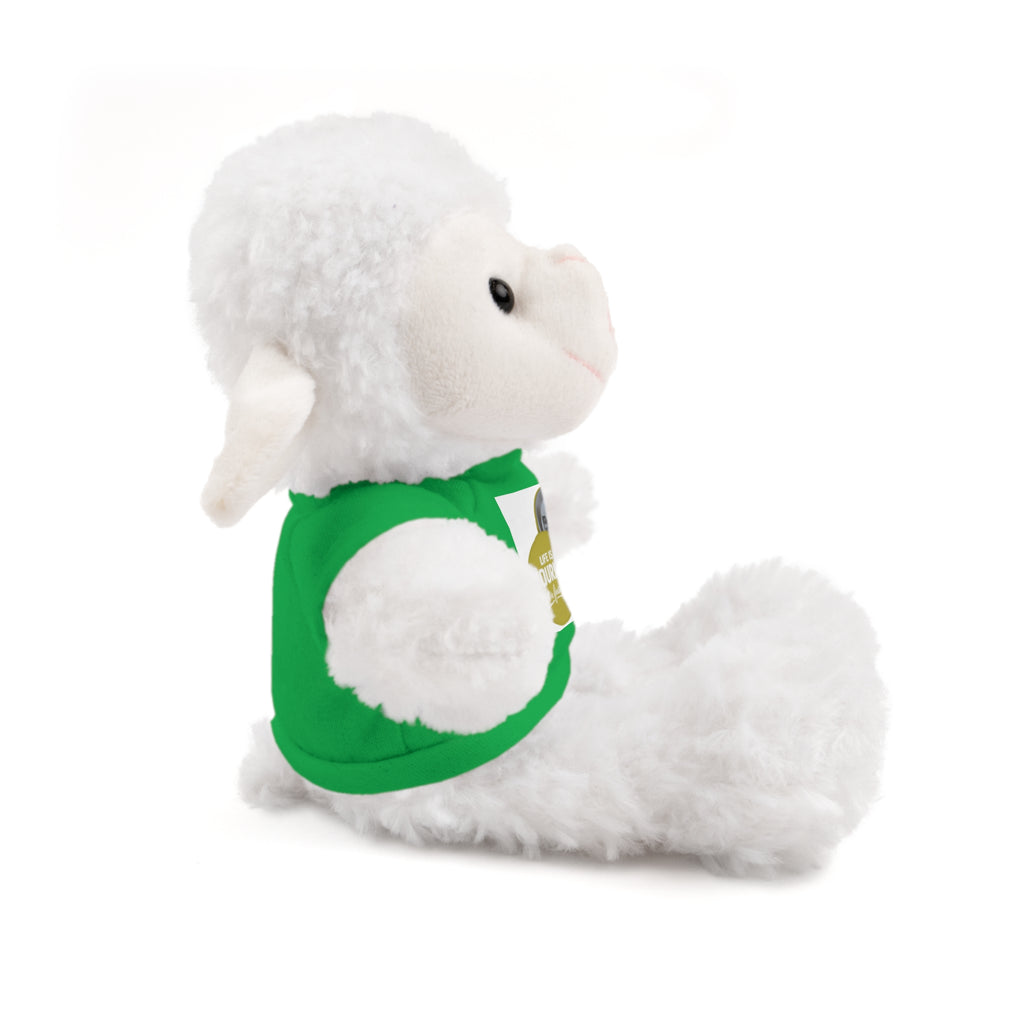 Cute Brown Teddy Bear with 'Life Is a Journey not a finish line.' Tee — Plush Gift for Kids & Travelers