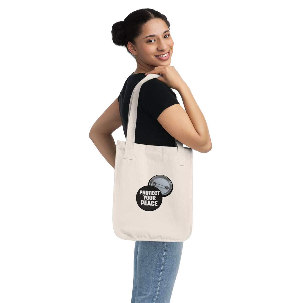 Protect Your Peace & Sound Mind graphic design protect your peace.Tote Bag