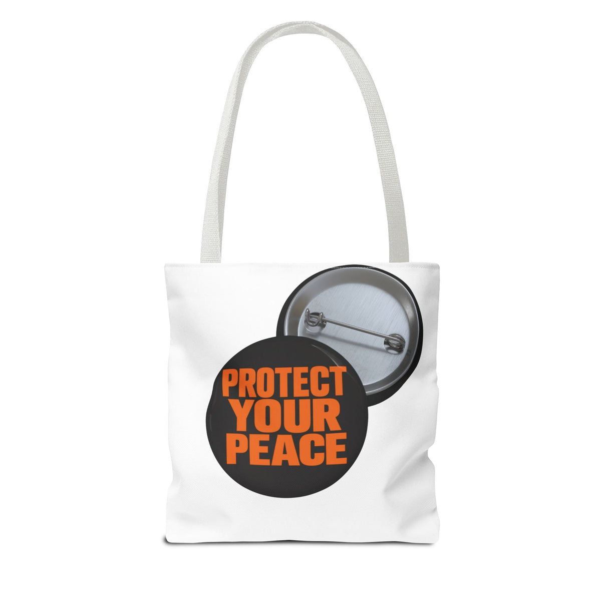 Protect Your Peace graphic design Mental Health Awareness Tote Bag