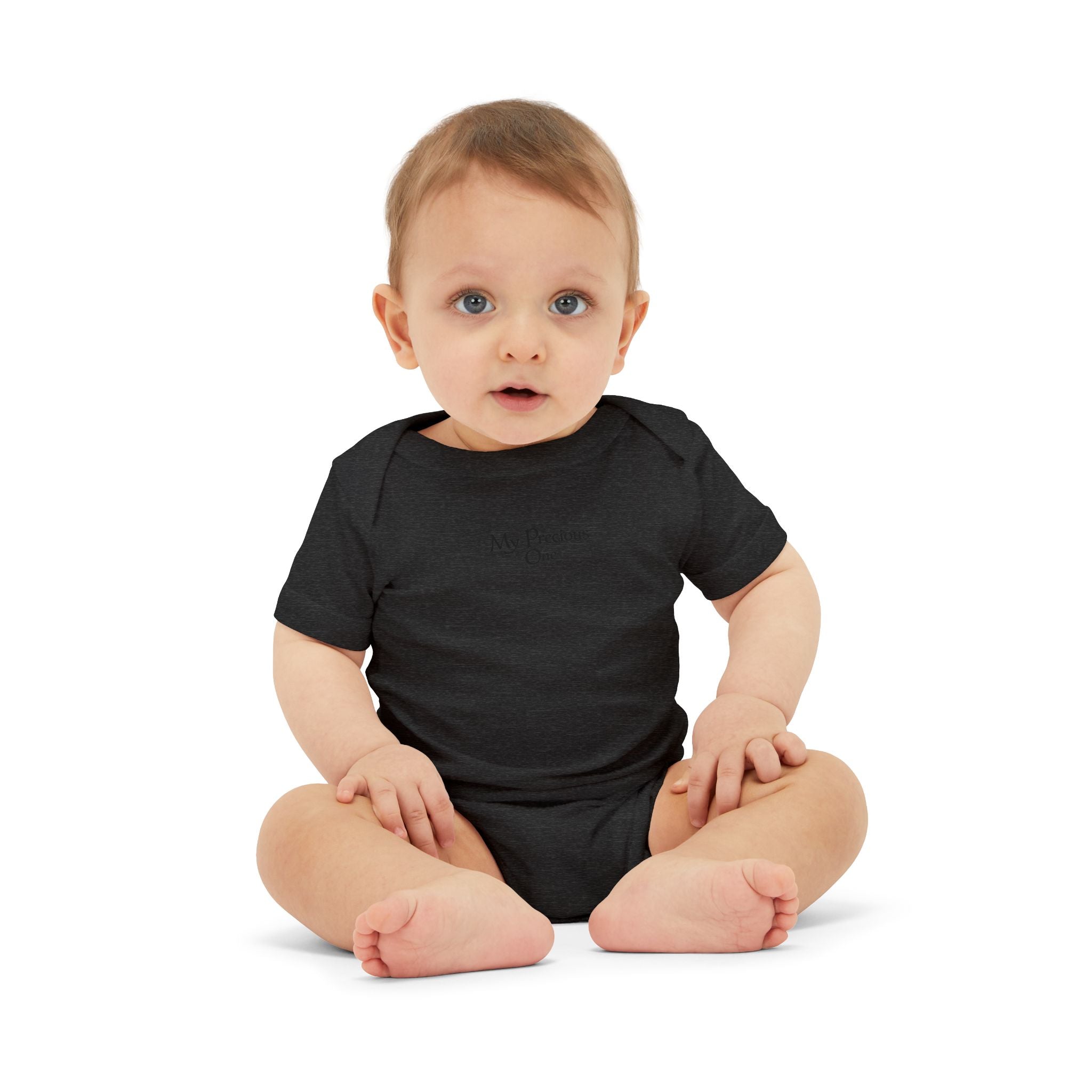Minimal 'My Favorite' Infant Onesie – Soft White Baby Bodysuit