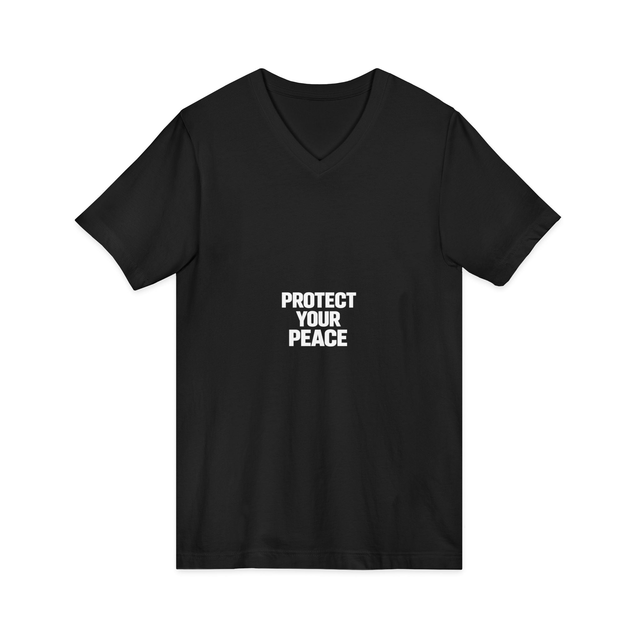 Unisex Jersey Short Sleeve V-Neck Tee