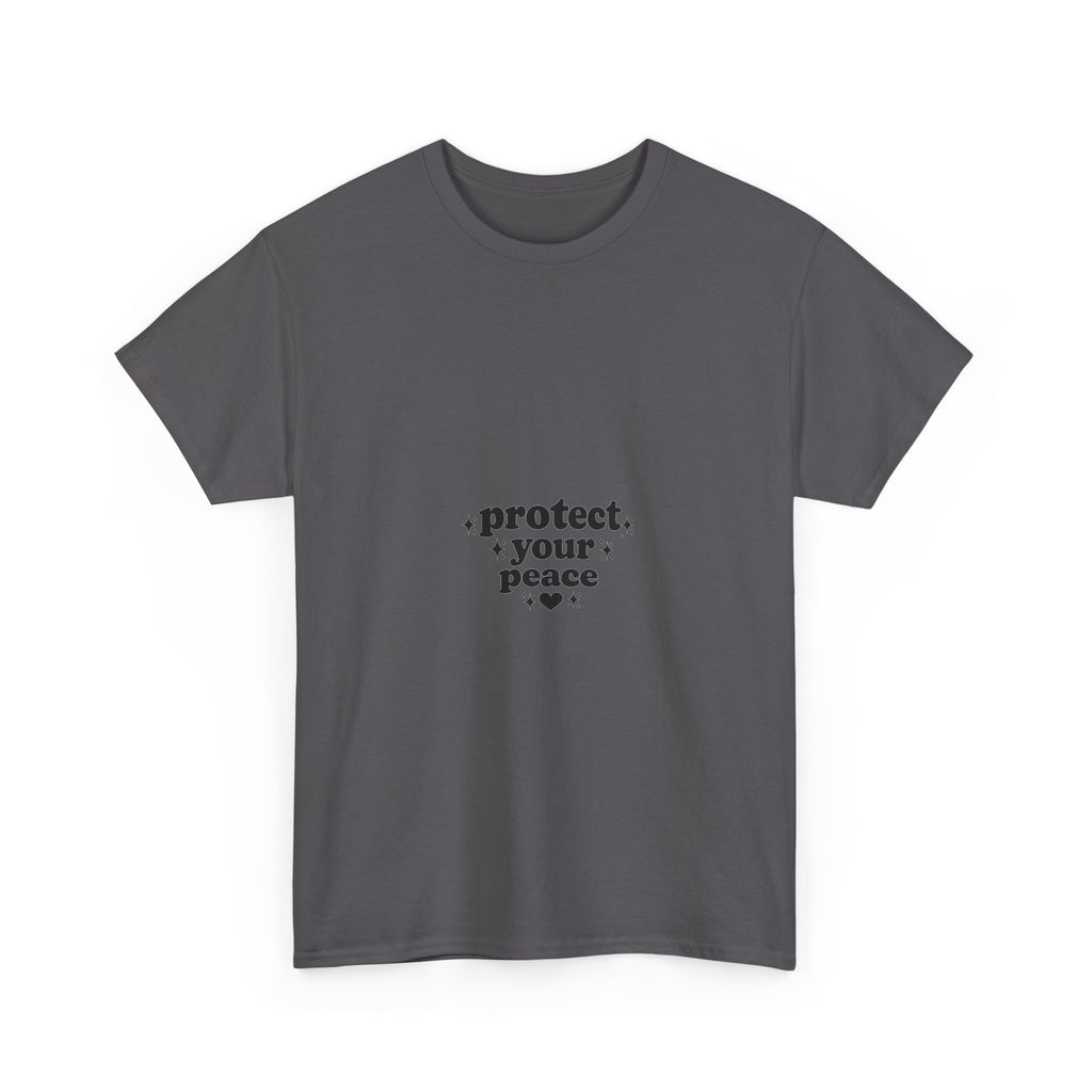 Protect Your Peace T‑Shirt — Minimalist Self‑Care Tee