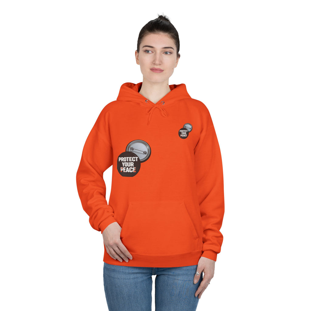 Protect Your Peace Hoodie — Minimal Badge Graphic Pullover