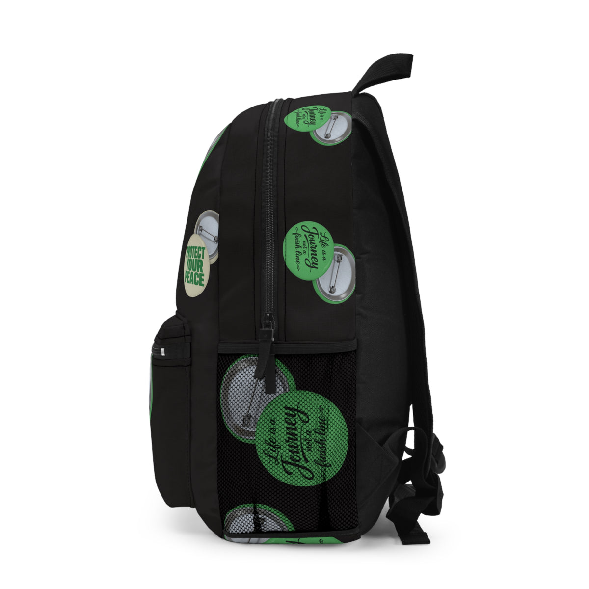 Inspirational 'Life Is a Journey Not a Finish Line' Backpack – Motivational Travel & School Bag