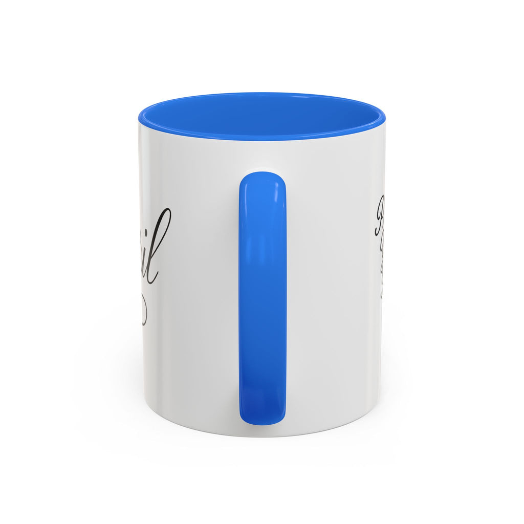 April Script Name Mug — Personalized Birthday Month Coffee Cup (11oz, 15oz)