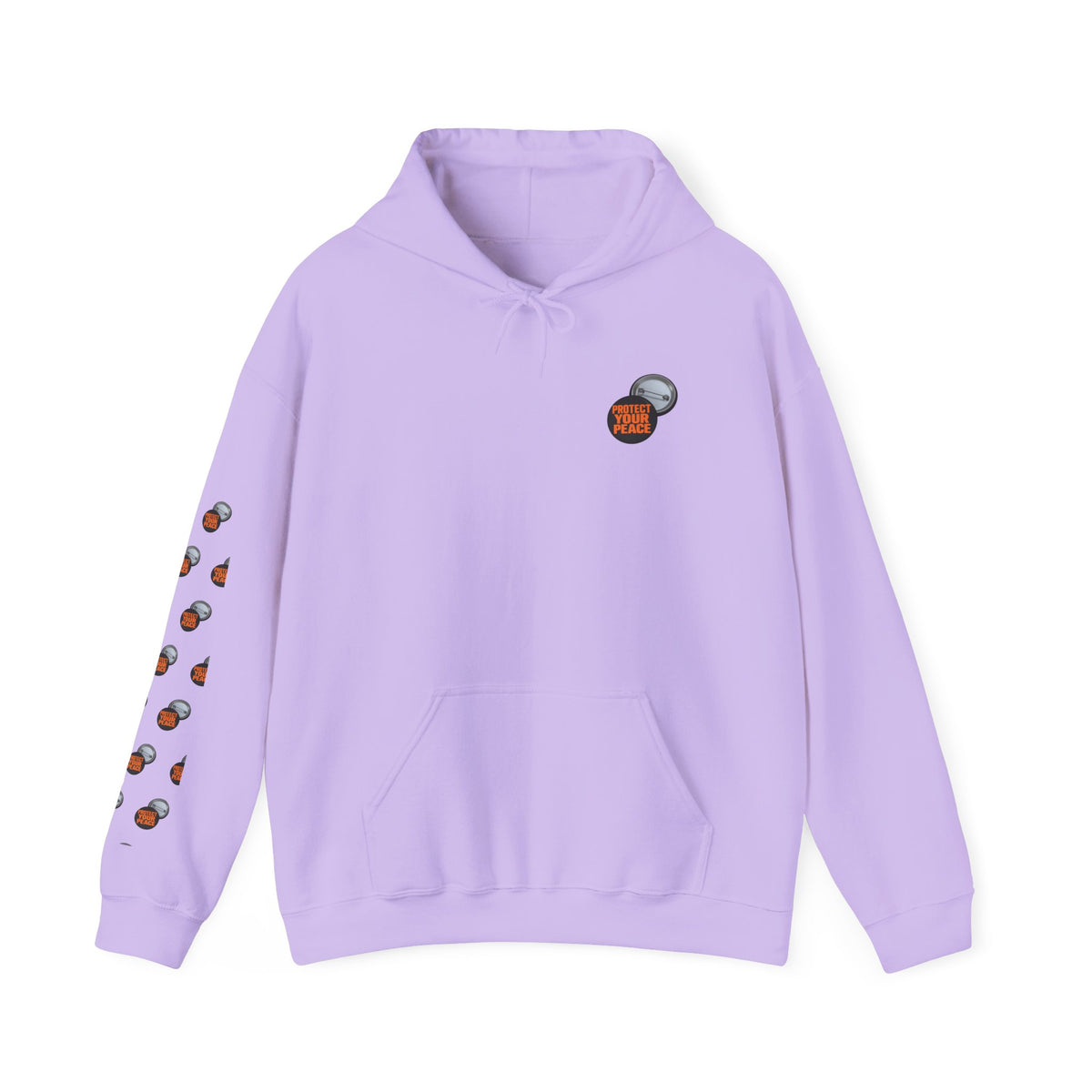 Hockey Puck & Helmet Hoodie — Retro Hockey Sleeve Graphic Sweatshirt