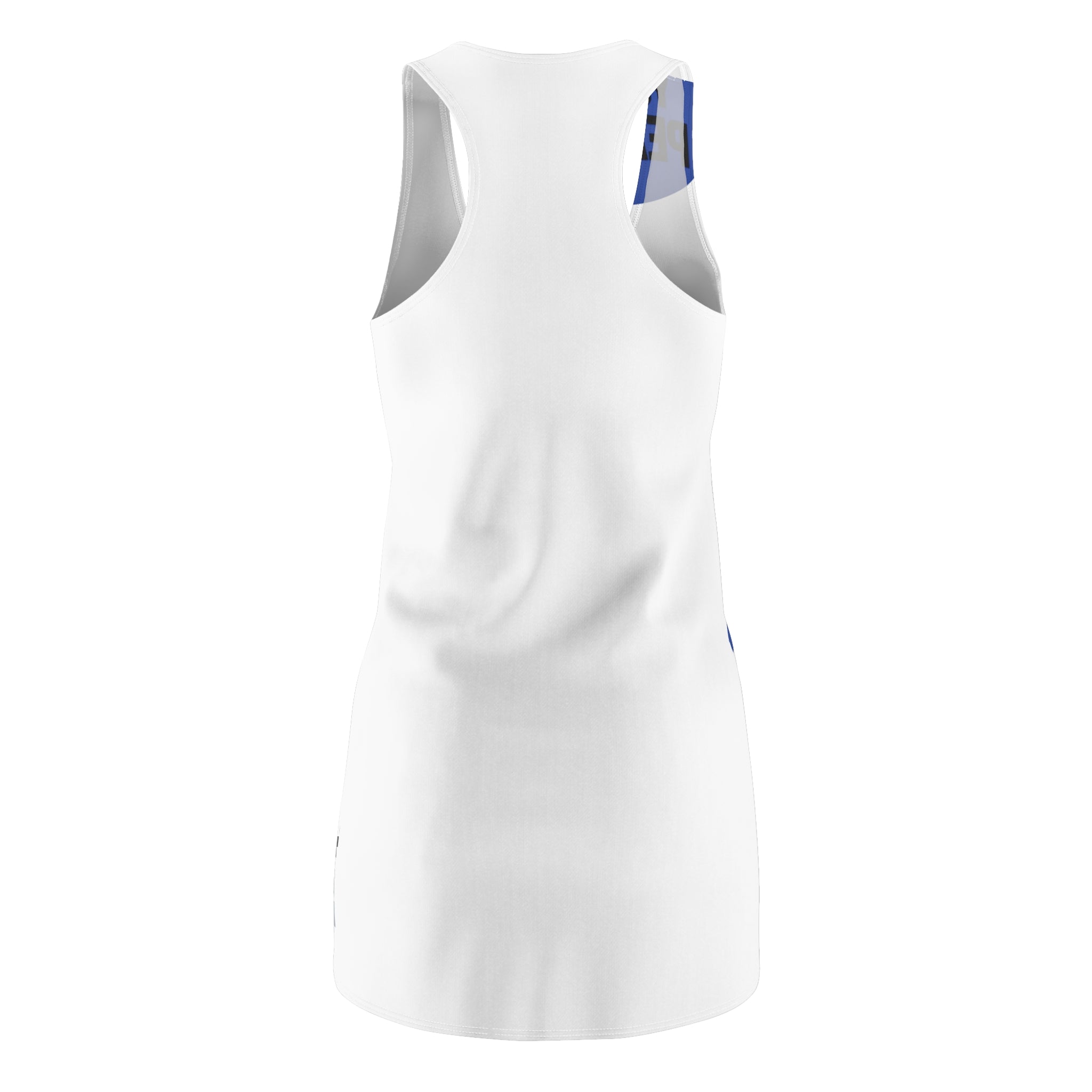 Protect Your Peace Racerback Dress — Graphic Button Print